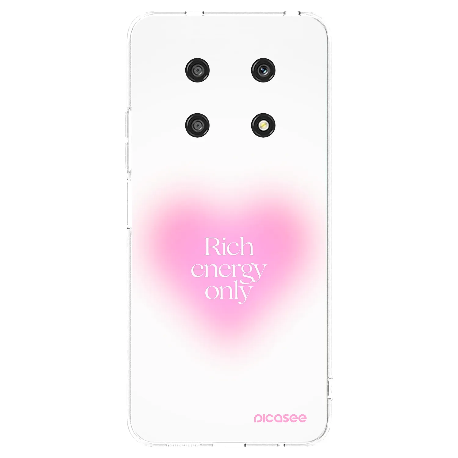 Picasee διαφανής θήκη σιλικόνης Honor Magic4 Lite 5G - Rich Energy