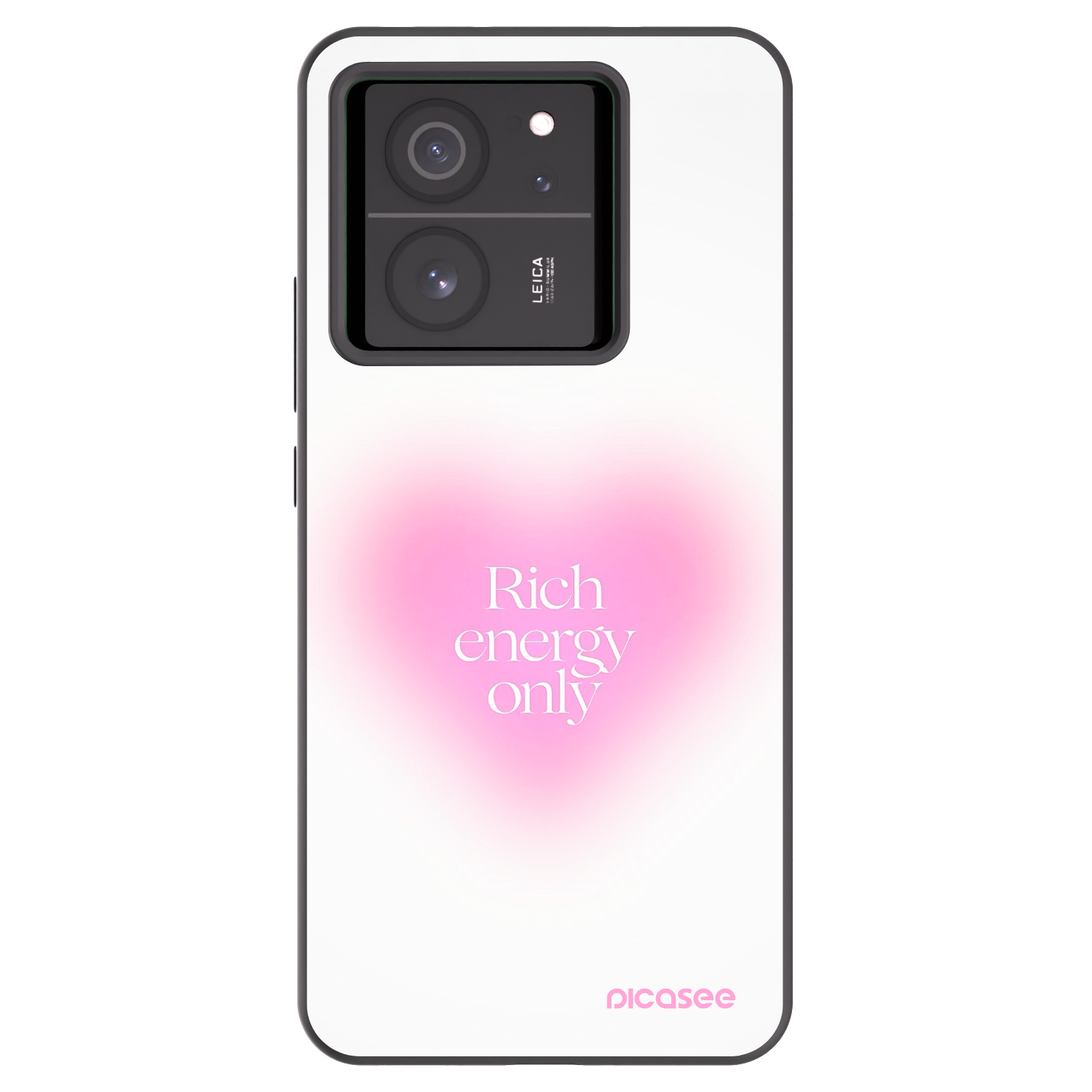 Picasee Μαύρη θήκη σιλικόνης για Xiaomi 13T Pro - Rich Energy