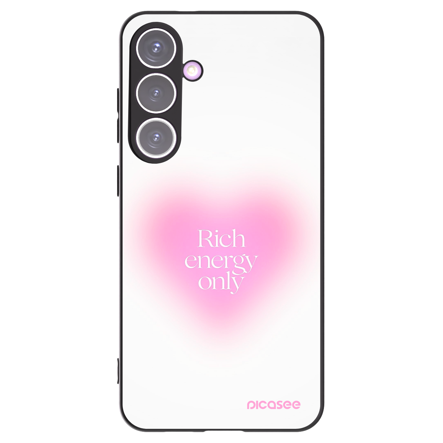 Picasee Μαύρη θήκη σιλικόνης για Samsung Galaxy S24+ S926B 5G - Rich Energy