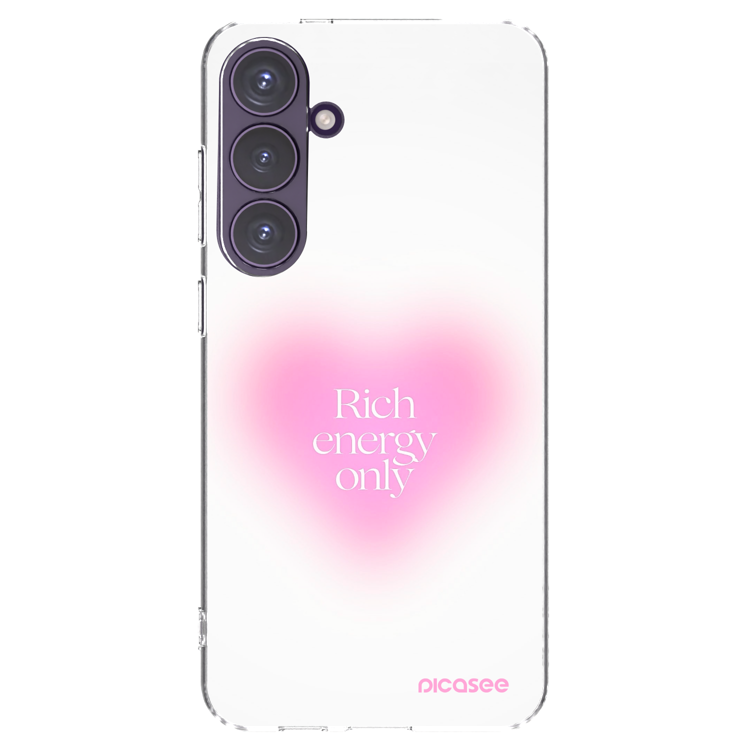 Picasee διαφανής θήκη σιλικόνης Samsung Galaxy S24+ S926B 5G - Rich Energy