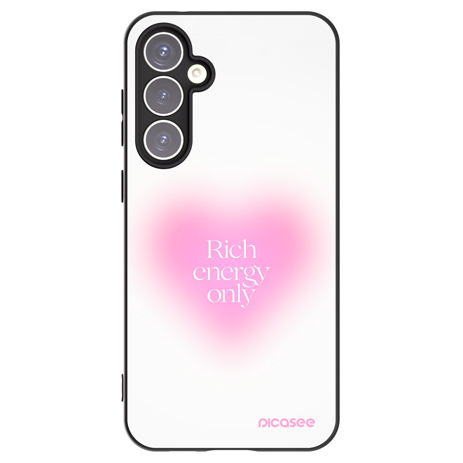 Picasee Μαύρη θήκη σιλικόνης για Samsung Galaxy S23 FE S711B - Rich Energy