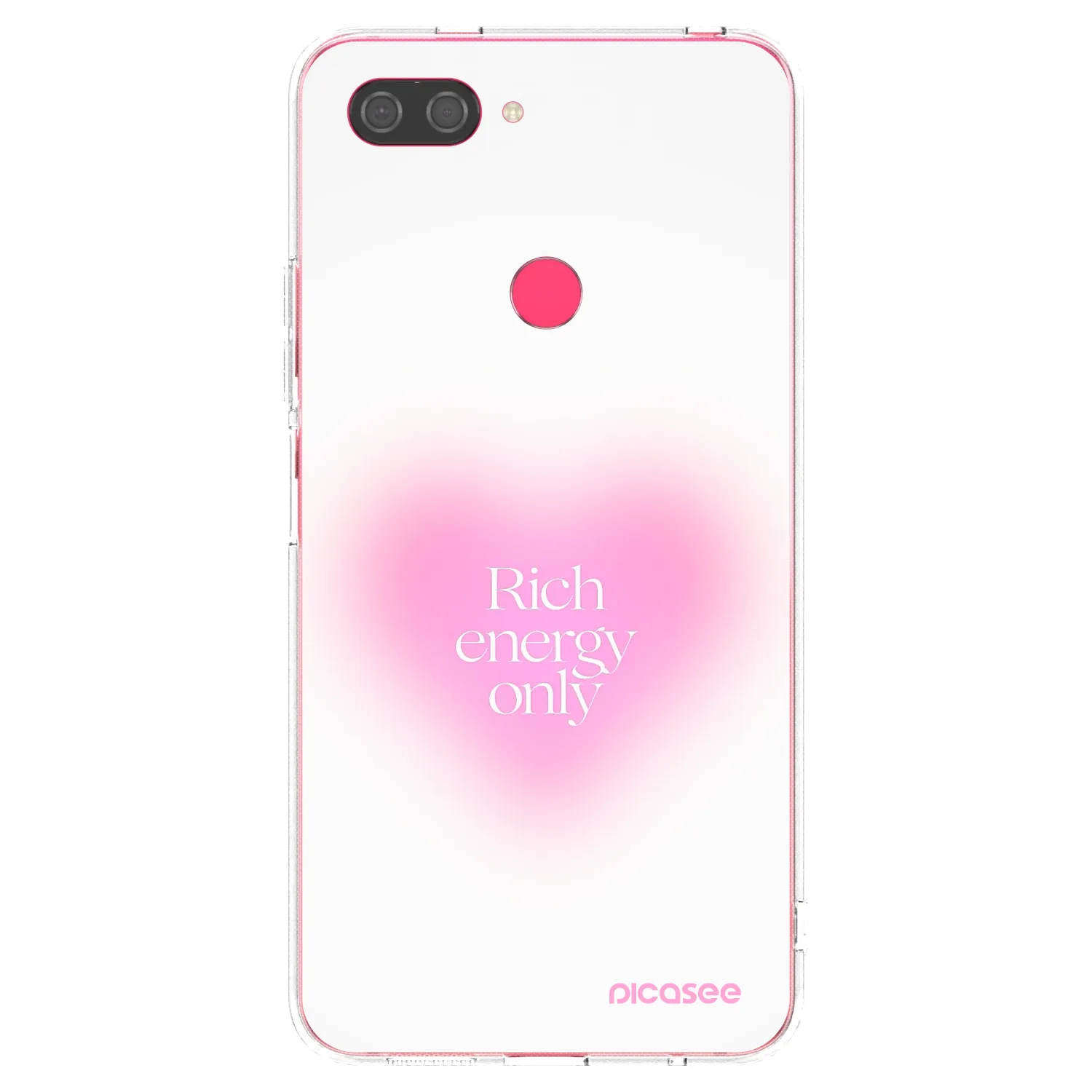 Picasee διαφανής θήκη σιλικόνης Xiaomi Mi 8 Lite - Rich Energy