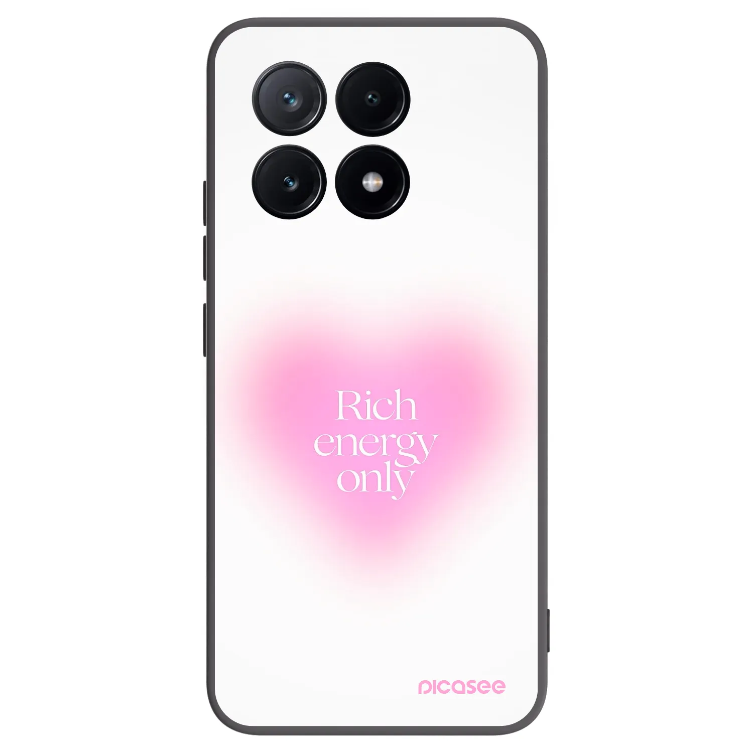Picasee Μαύρη θήκη σιλικόνης για Xiaomi Poco X6 Pro - Rich Energy