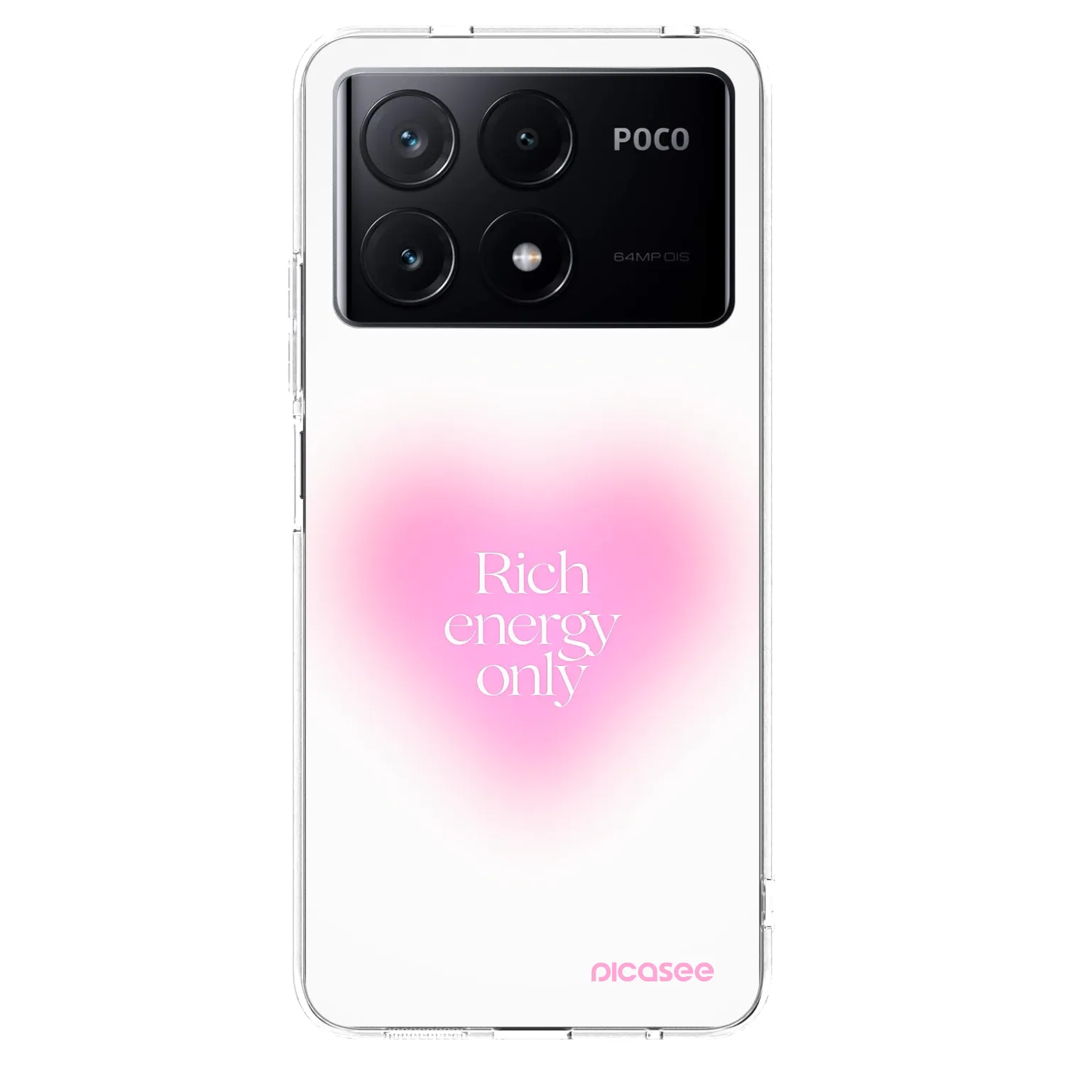 Picasee διαφανής θήκη σιλικόνης Xiaomi Poco X6 Pro - Rich Energy