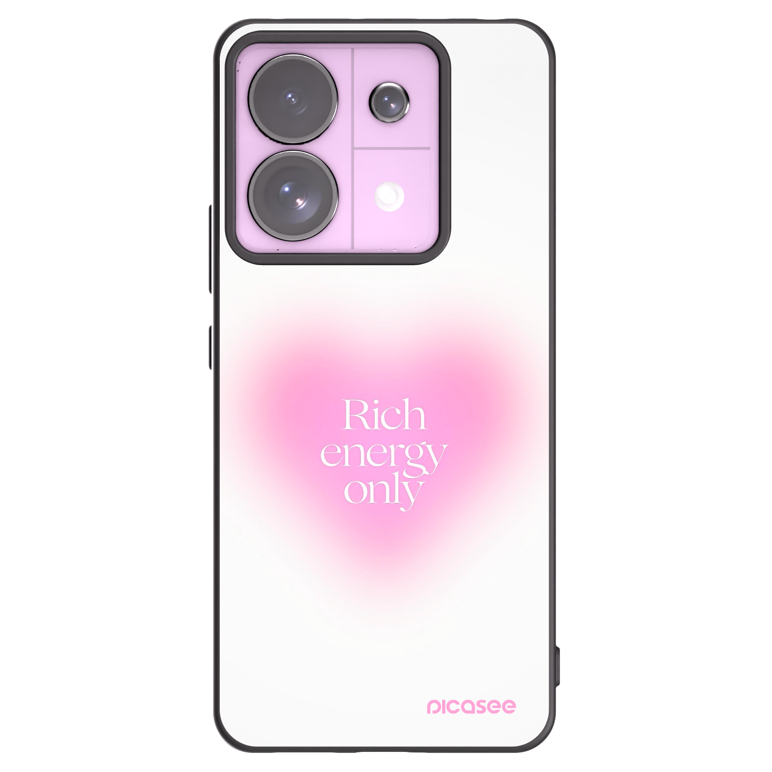 Picasee Μαύρη θήκη σιλικόνης για Xiaomi Redmi Note 13 Pro 5G - Rich Energy