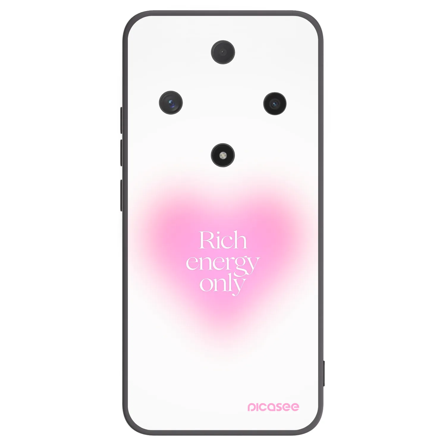 Picasee Μαύρη θήκη σιλικόνης για Honor Magic6 Lite 5G - Rich Energy