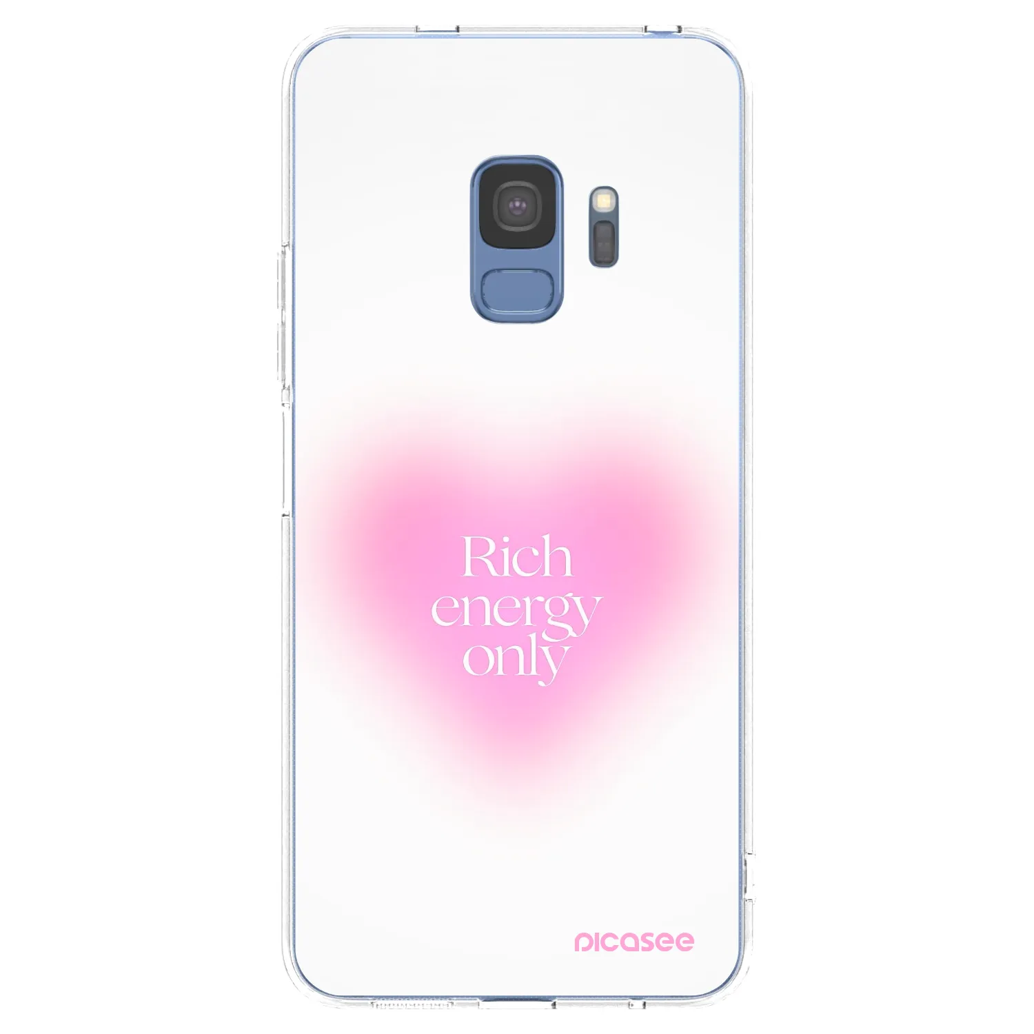 Picasee διαφανής θήκη σιλικόνης Samsung Galaxy S9 G960F - Rich Energy