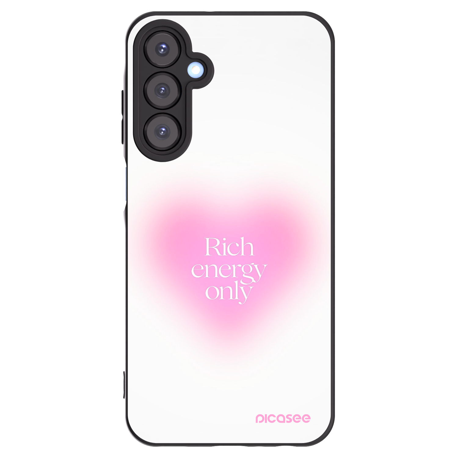Picasee Μαύρη θήκη σιλικόνης για Samsung Galaxy A25 A256B 5G - Rich Energy