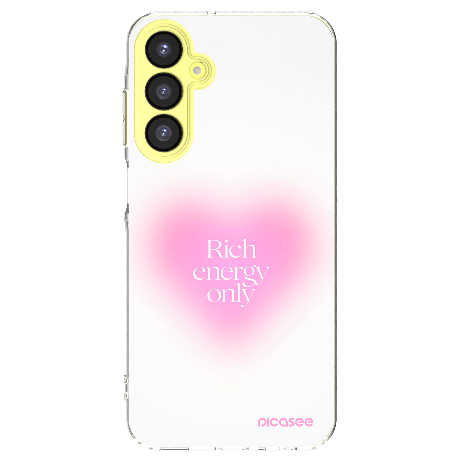 Picasee διαφανής θήκη σιλικόνης Samsung Galaxy A25 A256B 5G - Rich Energy