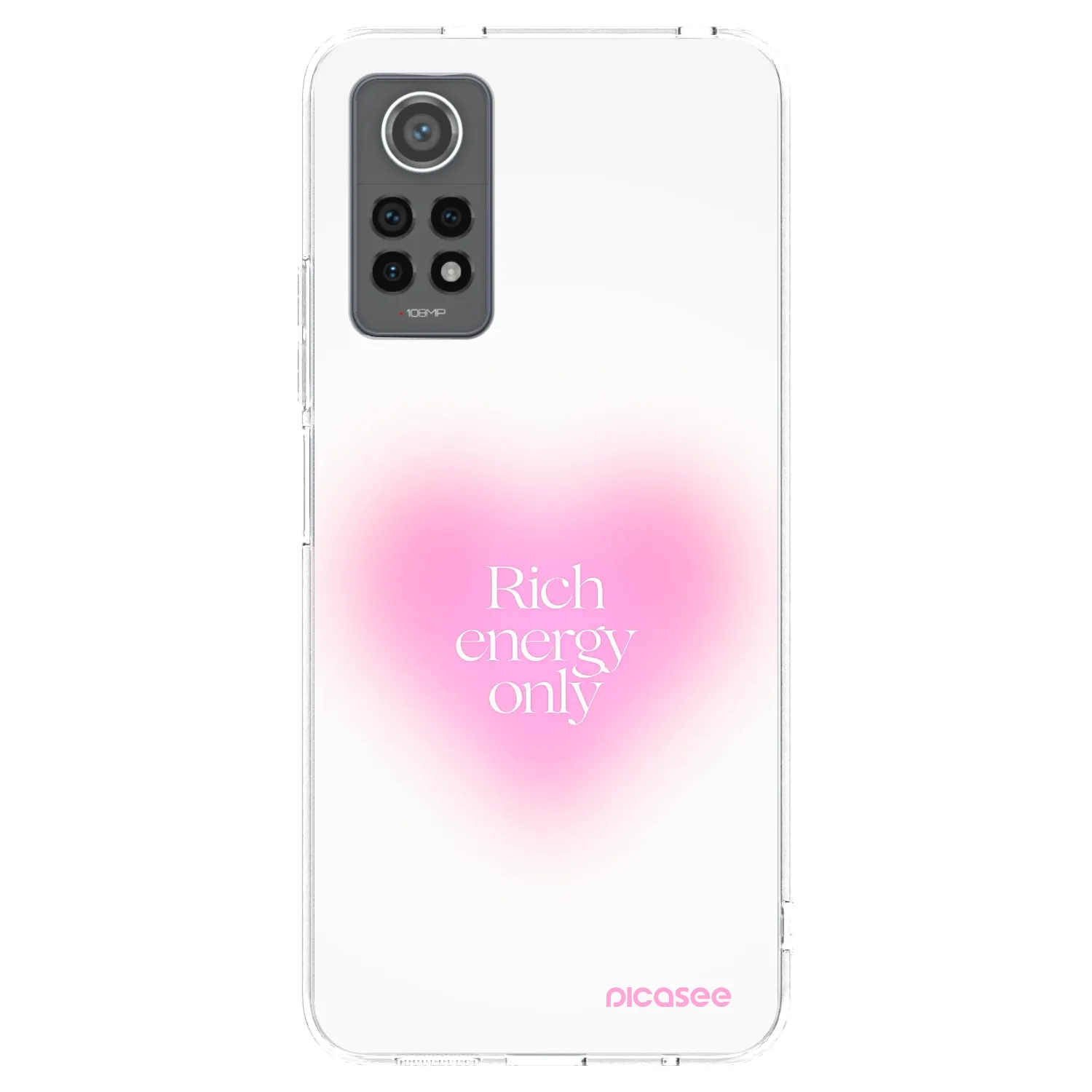 Picasee διαφανής θήκη σιλικόνης Xiaomi Redmi Note 12 Pro 4G - Rich Energy