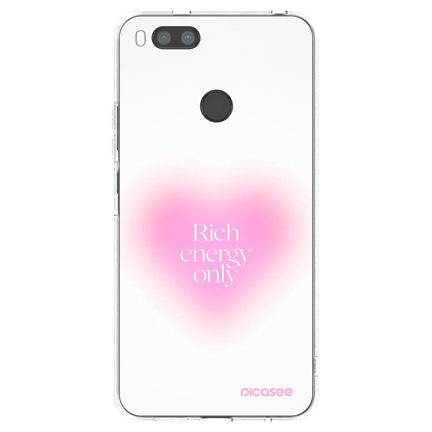 Picasee διαφανής θήκη σιλικόνης Xiaomi Mi A1 Global - Rich Energy
