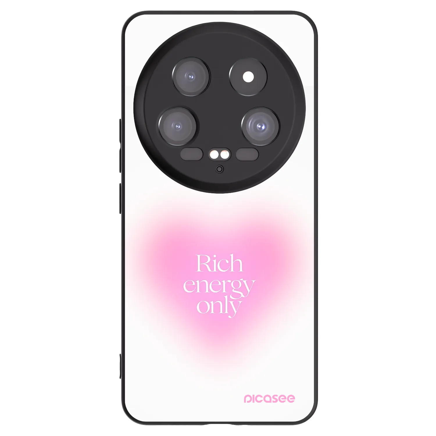 Picasee Μαύρη θήκη σιλικόνης για Xiaomi 14 Ultra - Rich Energy