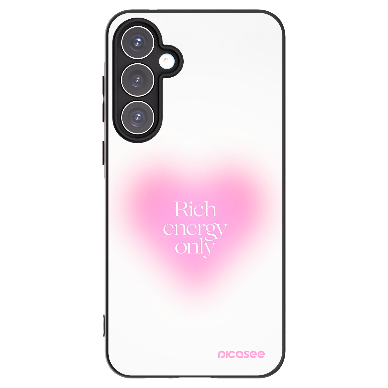 Picasee Μαύρη θήκη σιλικόνης για Samsung Galaxy A55 5G A556B - Rich Energy
