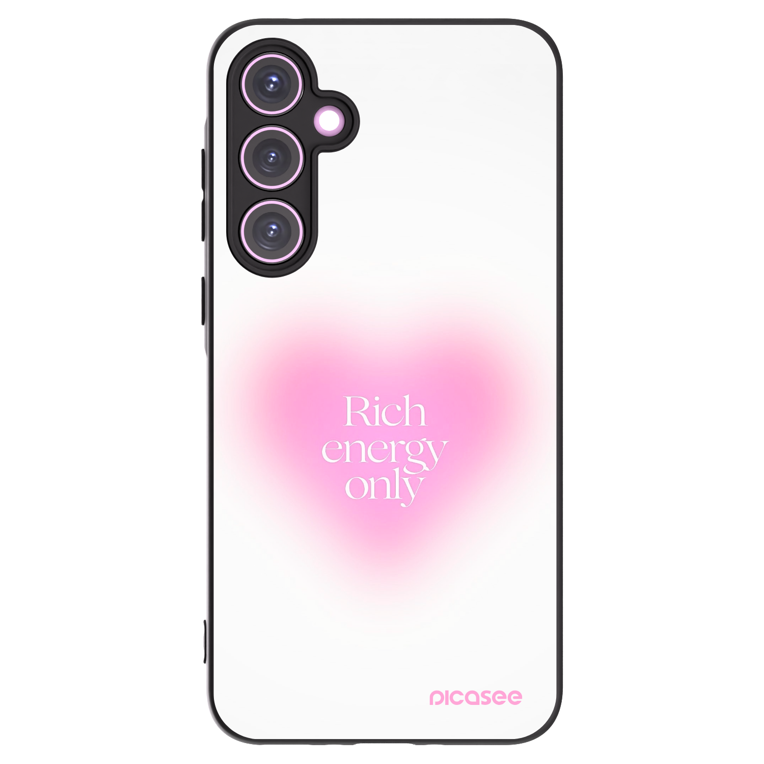 Picasee Μαύρη θήκη σιλικόνης για Samsung Galaxy A35 5G A356B - Rich Energy