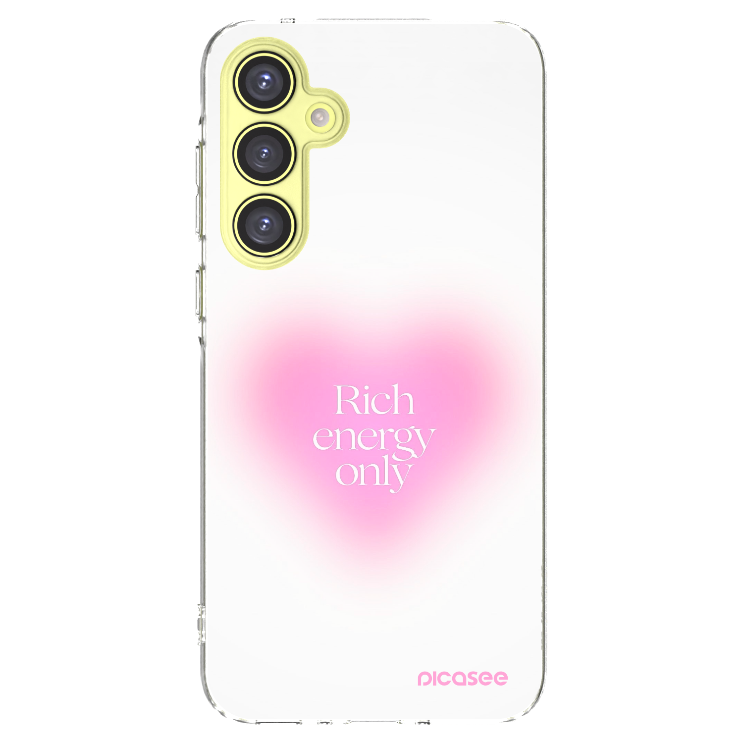 Picasee διαφανής θήκη σιλικόνης Samsung Galaxy A35 5G A356B - Rich Energy