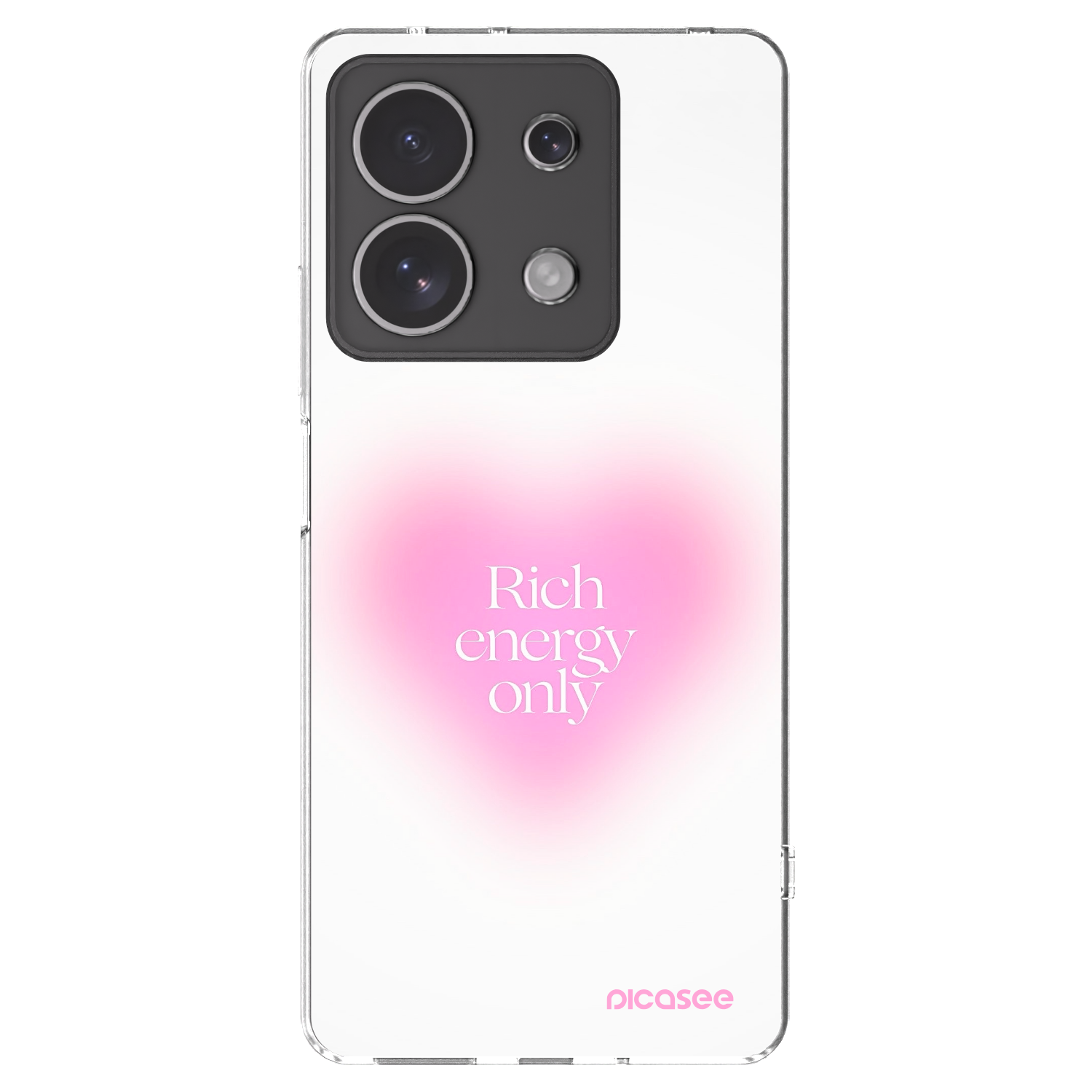Picasee διαφανής θήκη σιλικόνης Xiaomi Redmi Note 13 4G - Rich Energy