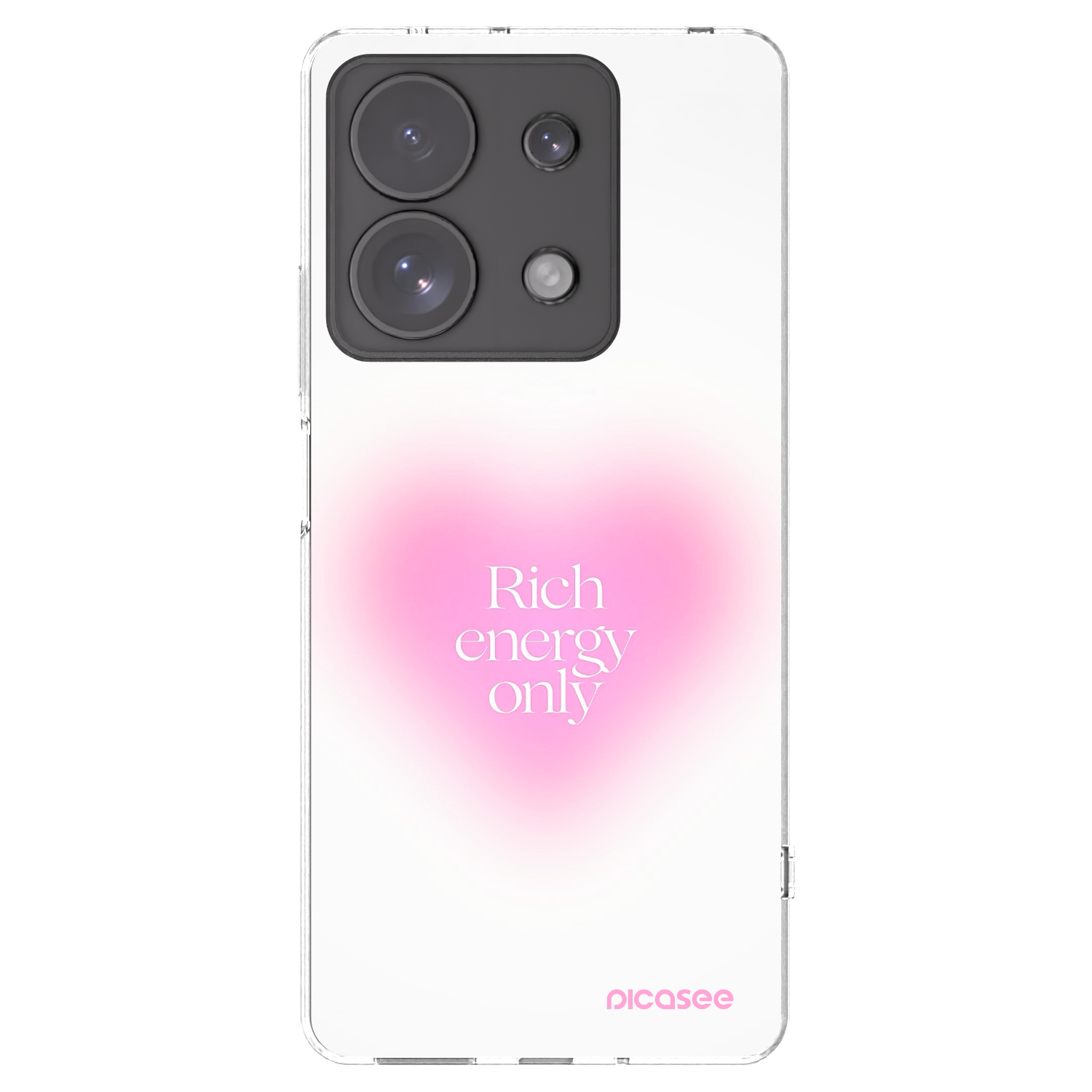 Picasee διαφανής θήκη σιλικόνης Xiaomi Redmi Note 13 Pro 4G - Rich Energy