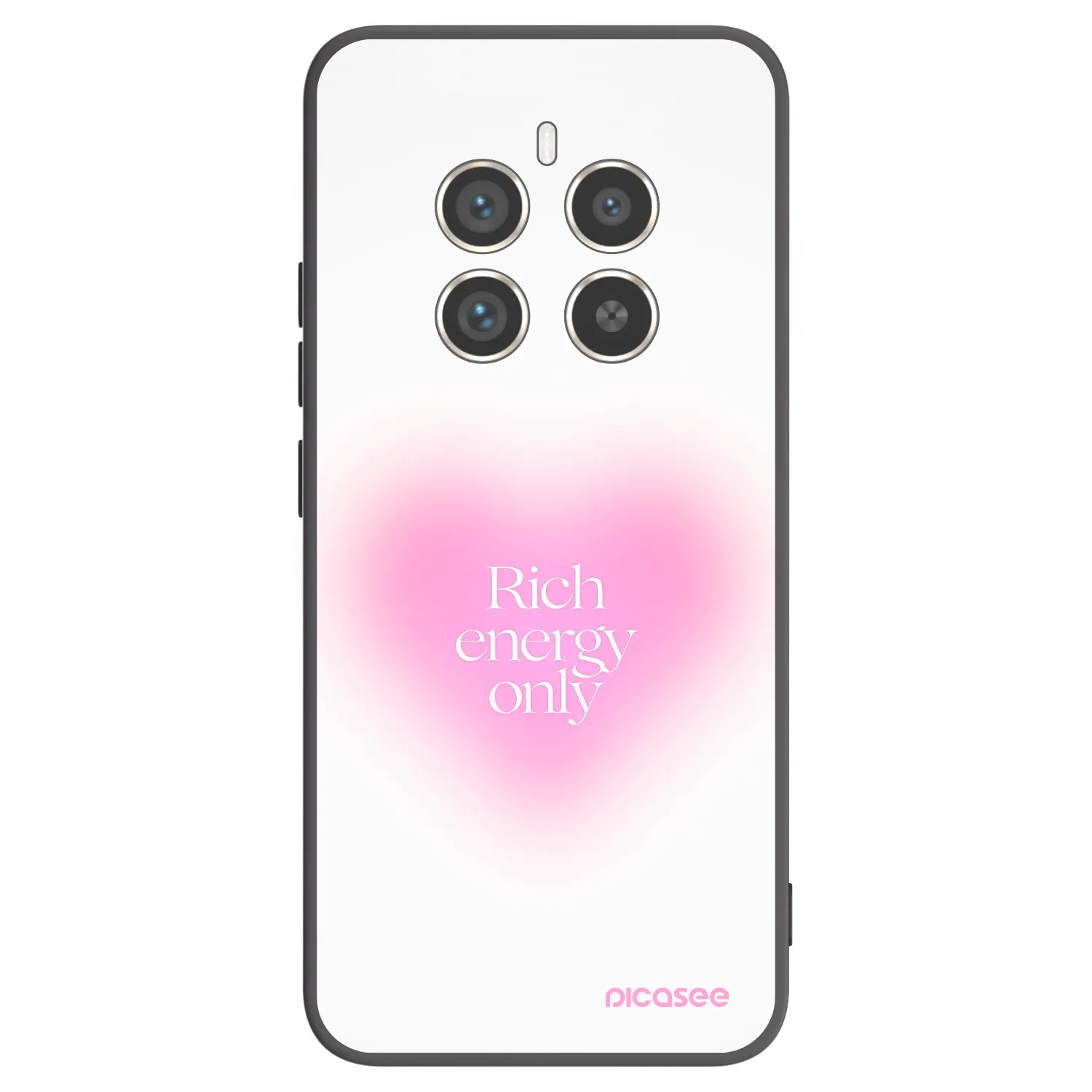 Picasee Μαύρη θήκη σιλικόνης για Realme 12 Pro 5G - Rich Energy