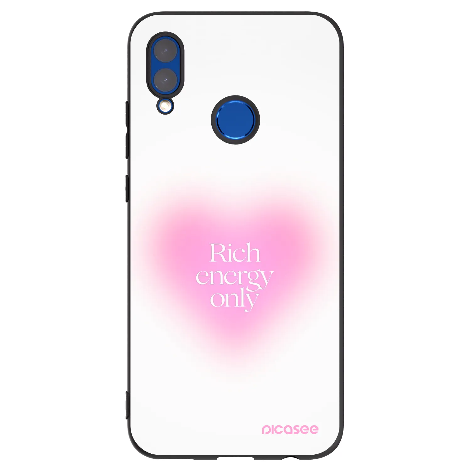Picasee Μαύρη θήκη σιλικόνης για Honor 10 Lite - Rich Energy