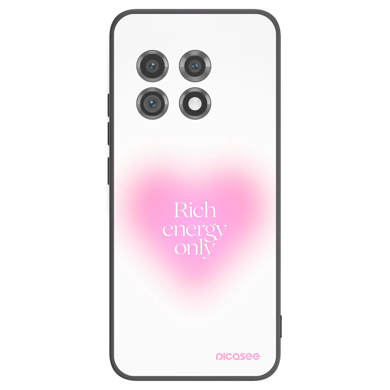 Picasee Μαύρη θήκη σιλικόνης για OnePlus 11 5G - Rich Energy