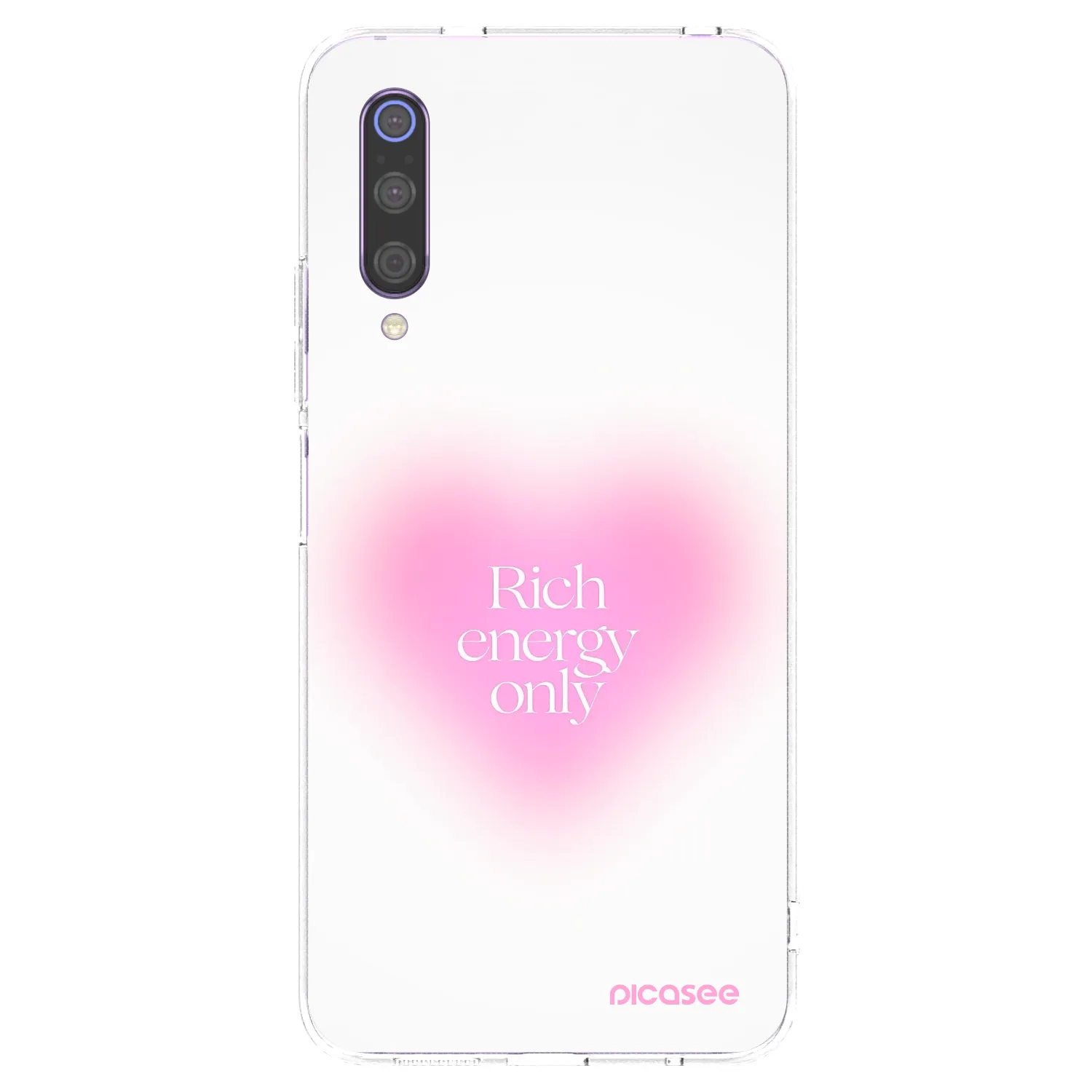 Picasee διαφανής θήκη σιλικόνης Xiaomi Mi 9 - Rich Energy