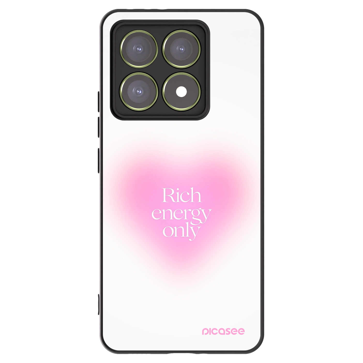 Picasee Μαύρη θήκη σιλικόνης για Xiaomi 14T - Rich Energy