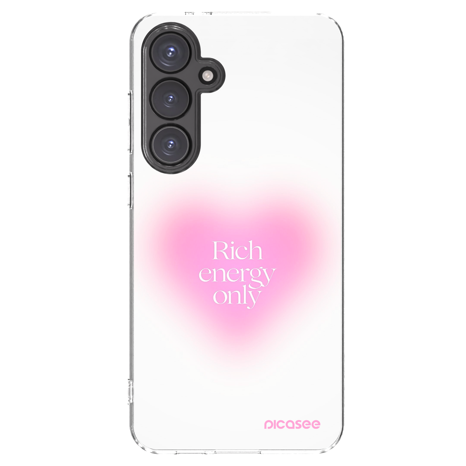 Picasee διαφανής θήκη σιλικόνης Samsung Galaxy S24 FE S721B - Rich Energy