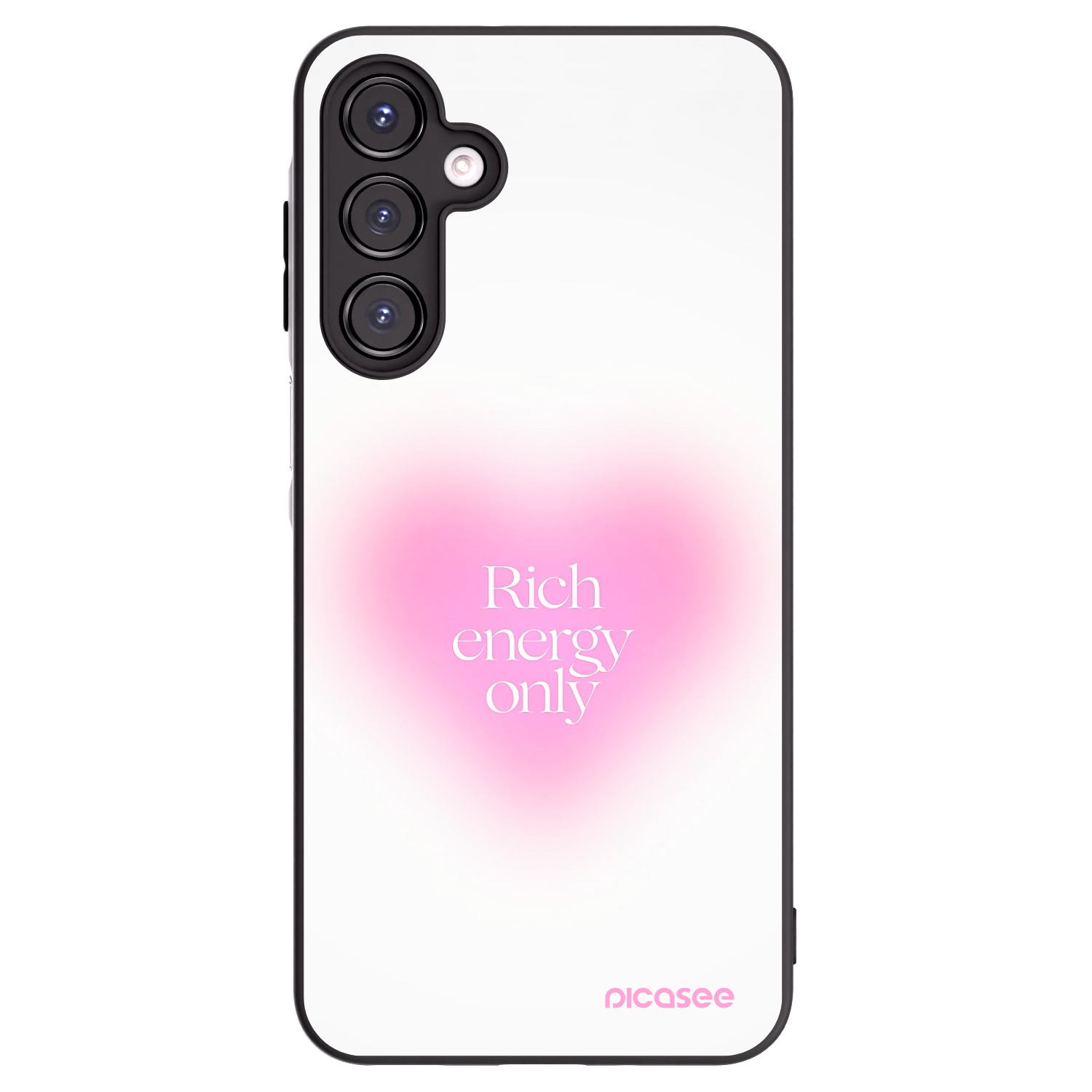Picasee Μαύρη θήκη σιλικόνης για Samsung Galaxy A16 5G - Rich Energy
