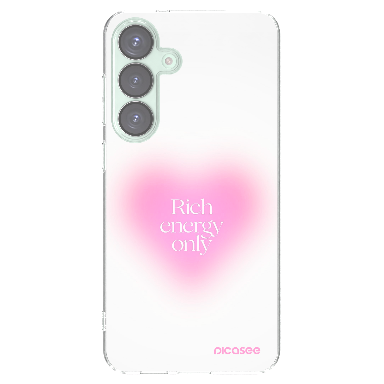 Picasee διαφανής θήκη σιλικόνης Samsung Galaxy S25+ 5G - Rich Energy