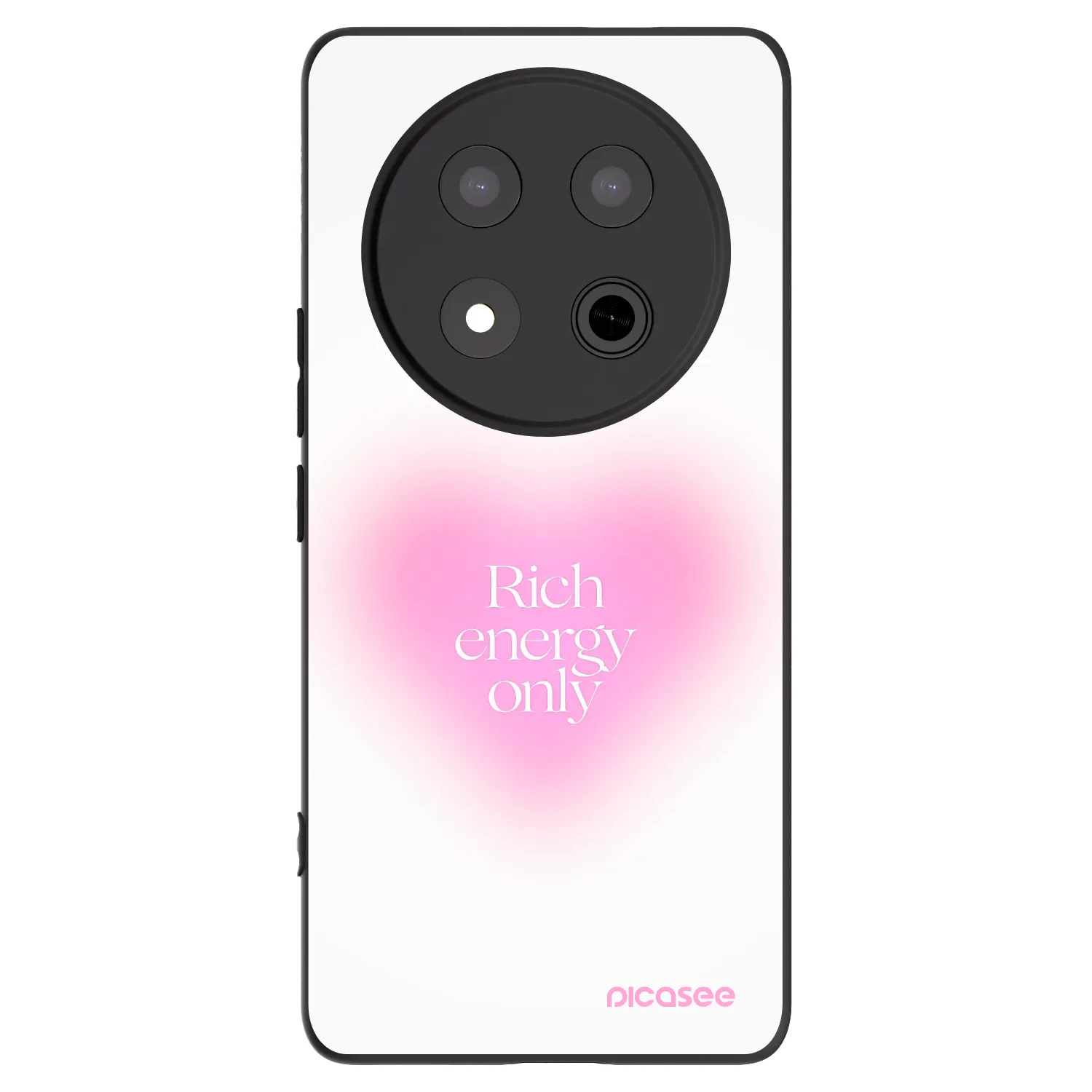 Picasee Μαύρη θήκη σιλικόνης για Honor Magic7 Lite 5G - Rich Energy