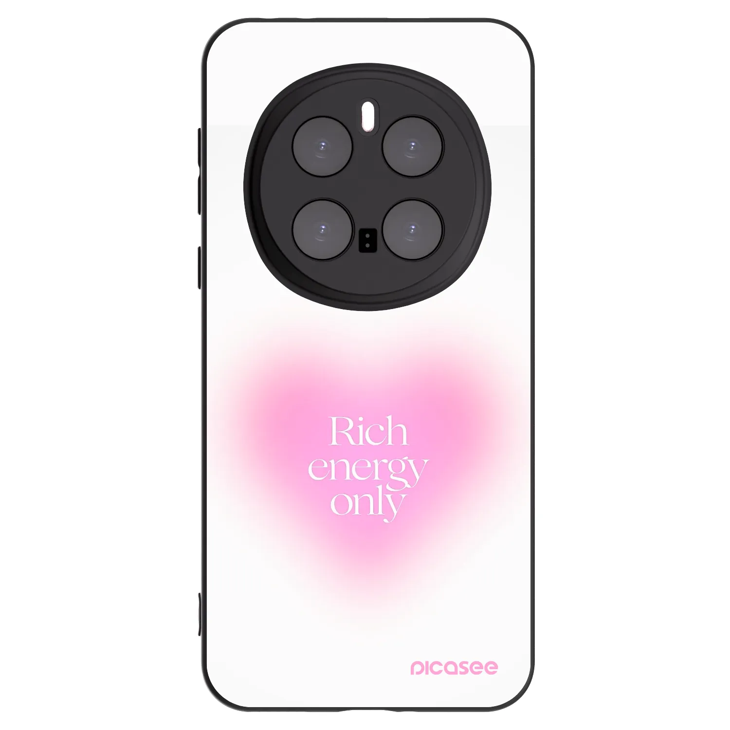 Picasee Μαύρη θήκη σιλικόνης για Honor Magic7 Pro 5G - Rich Energy