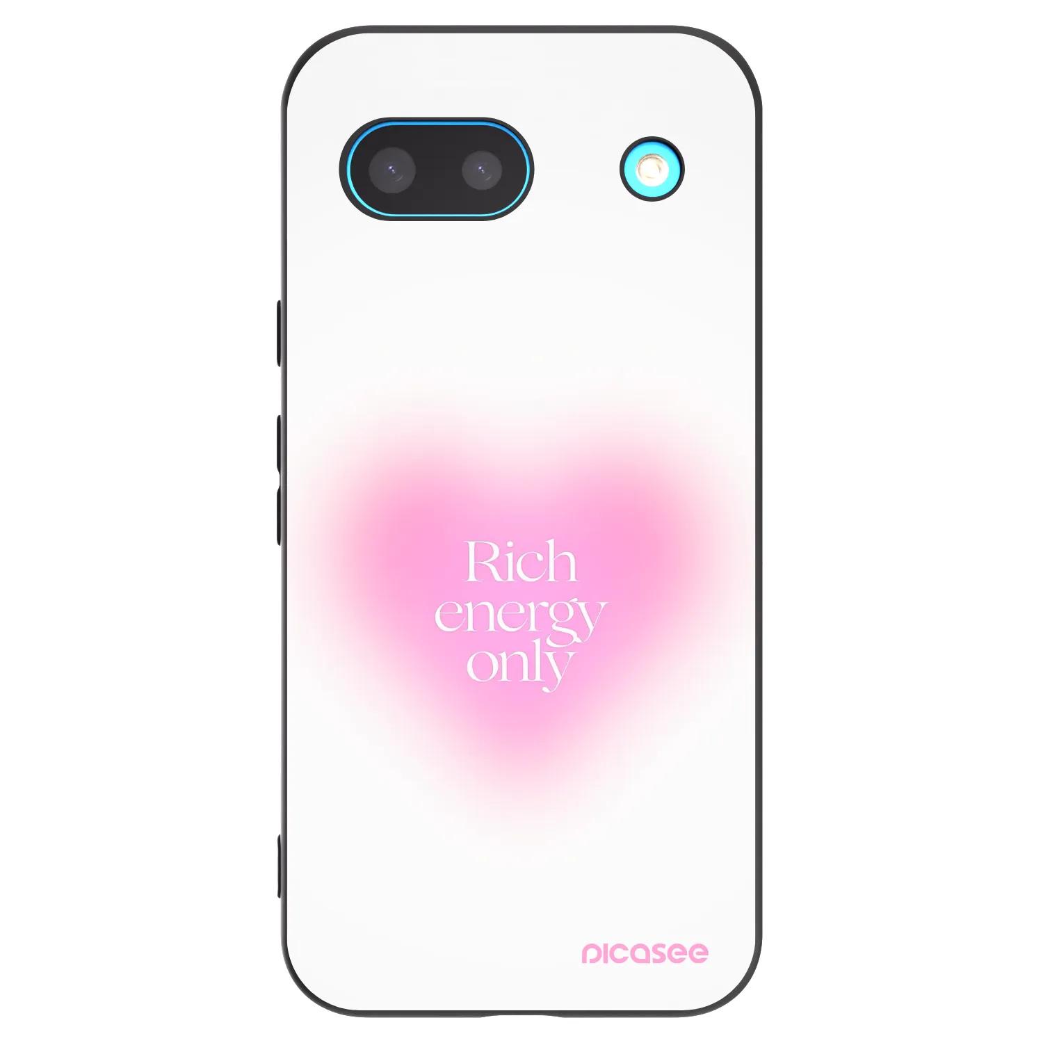 Picasee Μαύρη θήκη σιλικόνης για Google Pixel 8a - Rich Energy
