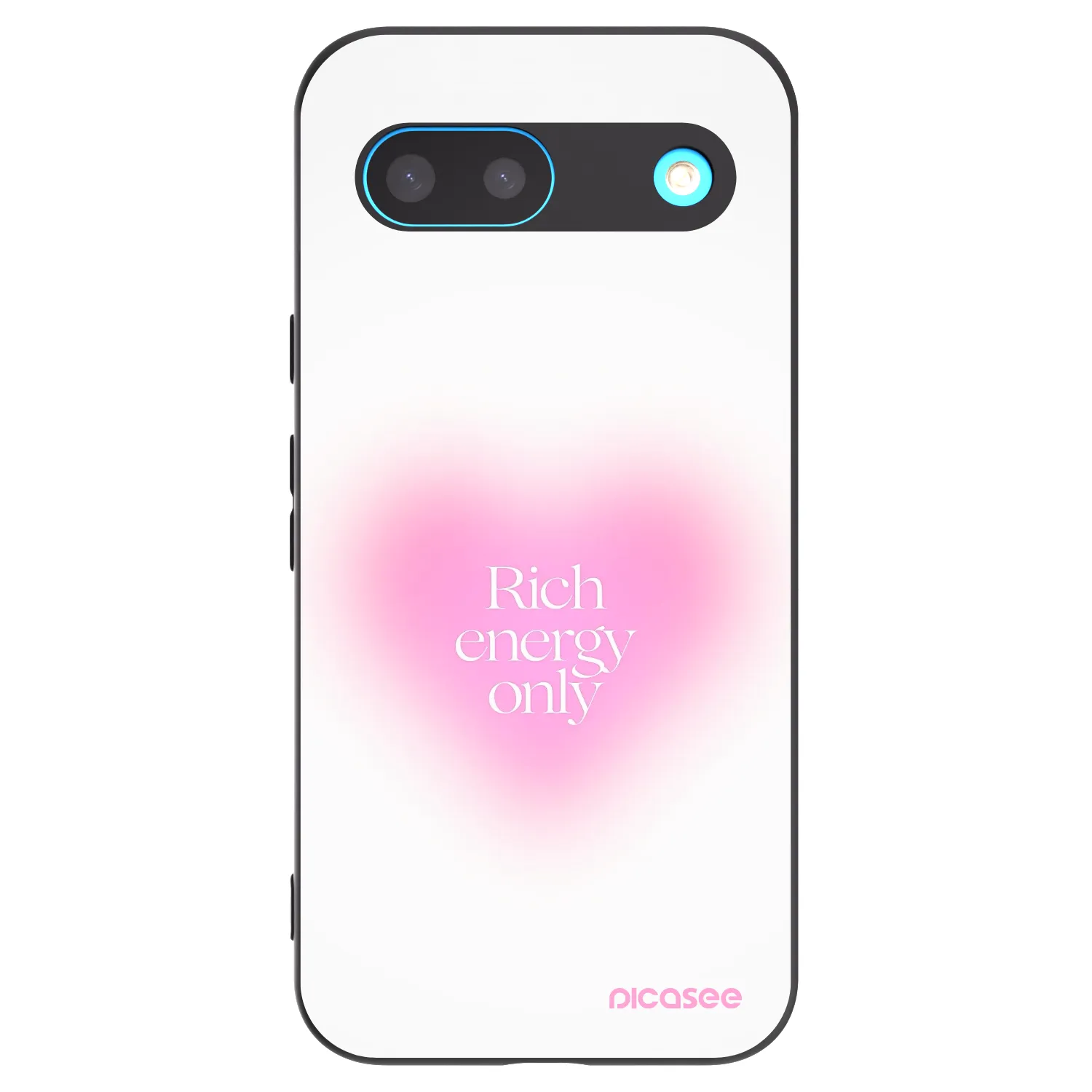 Picasee Μαύρη θήκη σιλικόνης για Google Pixel 8 - Rich Energy