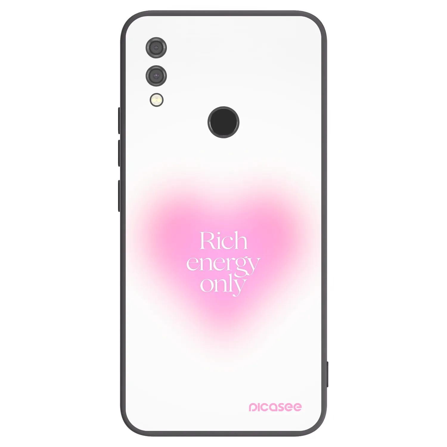 Picasee Μαύρη θήκη σιλικόνης για Xiaomi Redmi Note 7 - Rich Energy