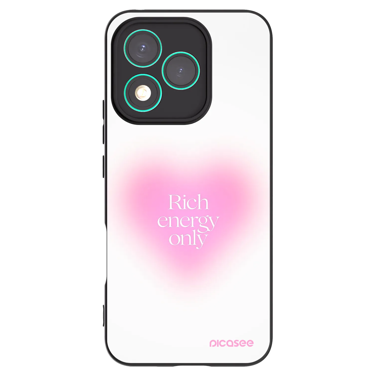 Picasee Μαύρη θήκη σιλικόνης για Honor 400 Lite 5G - Rich Energy