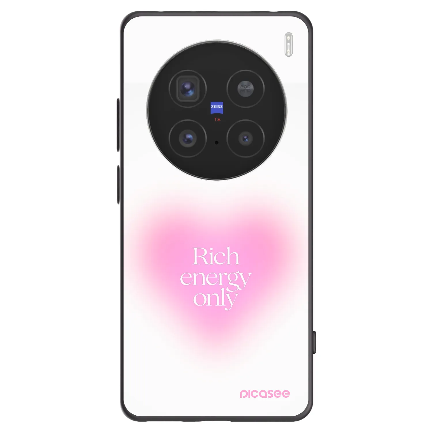 Picasee Μαύρη θήκη σιλικόνης για Vivo X200 Pro - Rich Energy