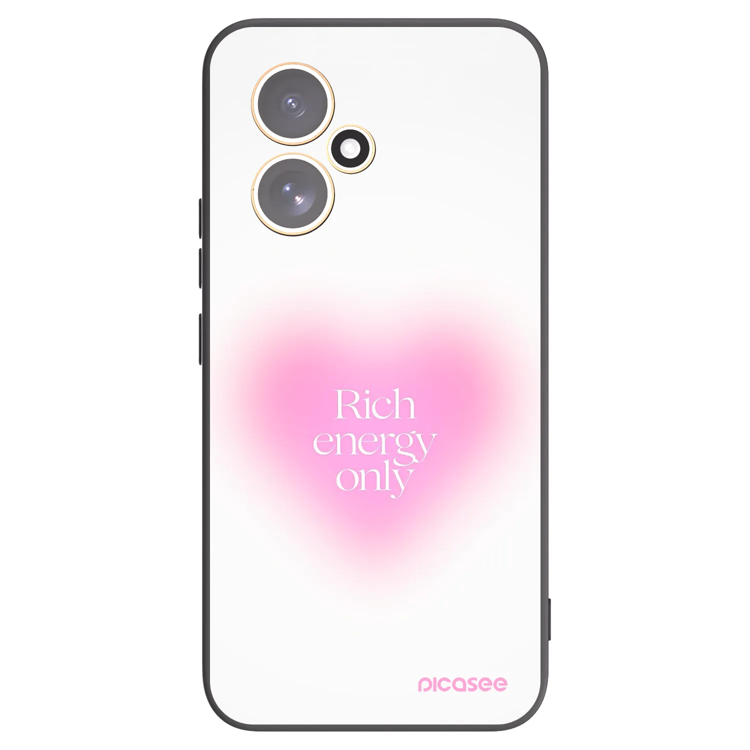Picasee Μαύρη θήκη σιλικόνης για Honor 400 5G - Rich Energy
