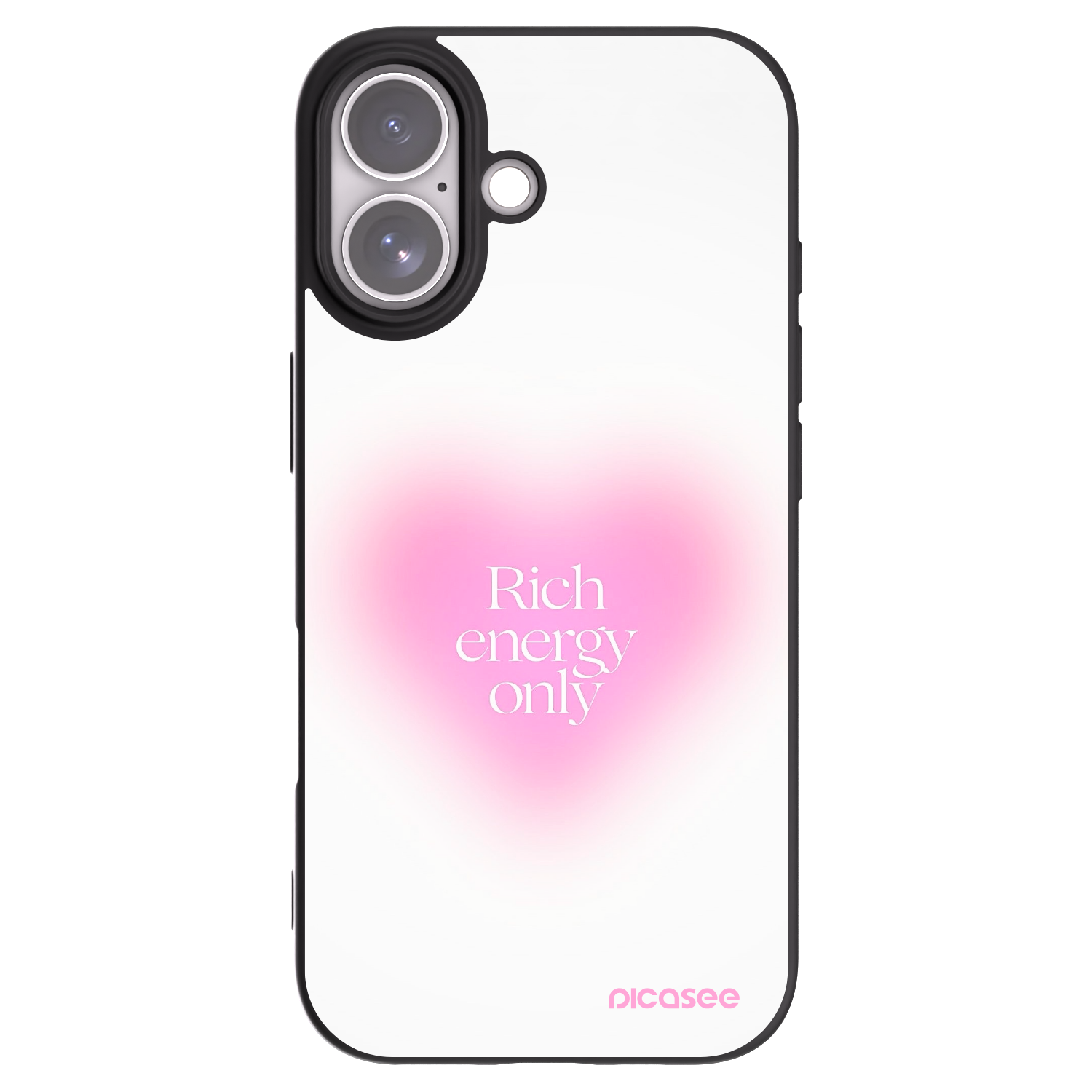 Picasee Μαύρη θήκη σιλικόνης για Apple iPhone 17 - Rich Energy