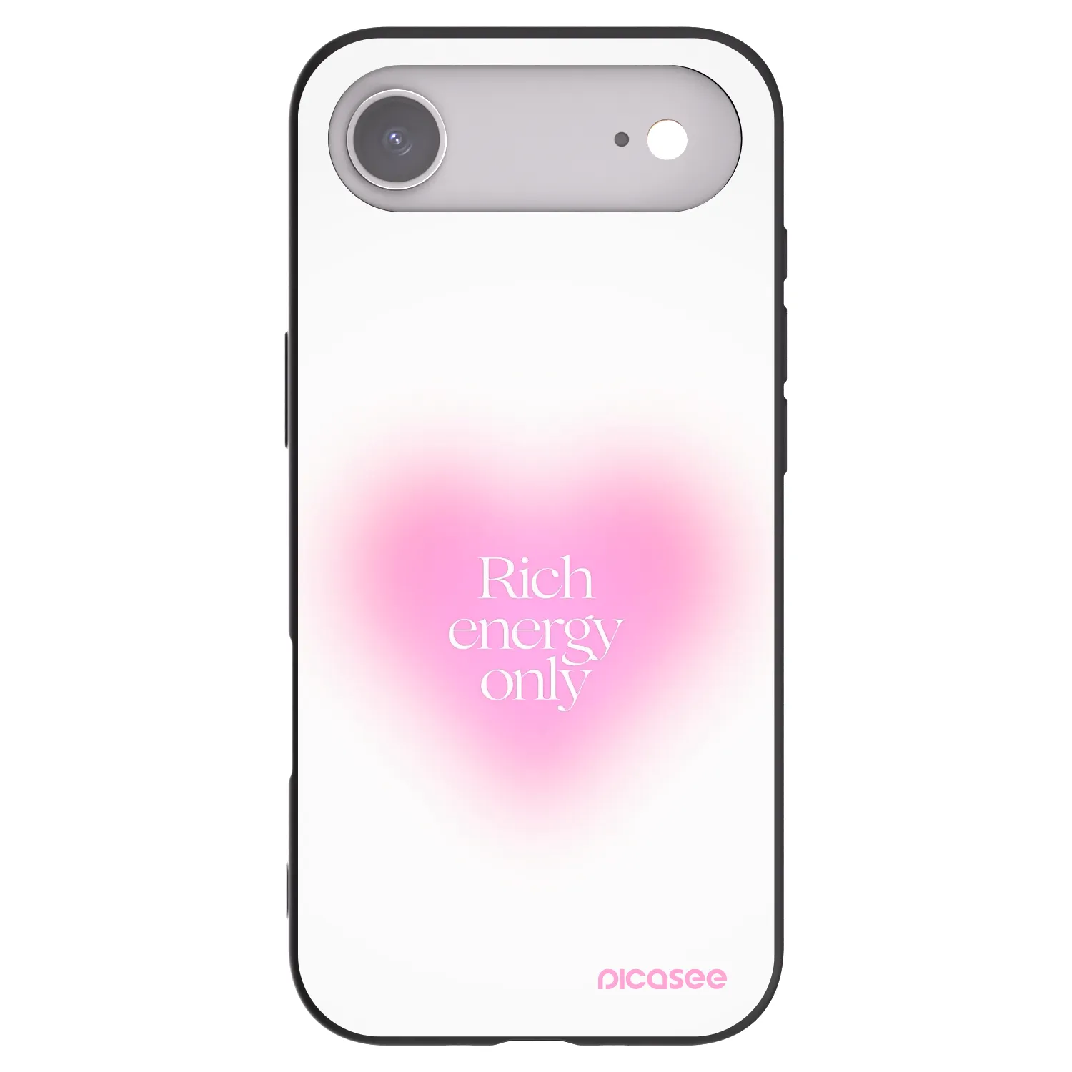 Picasee Μαύρη θήκη σιλικόνης για Apple iPhone Air - Rich Energy