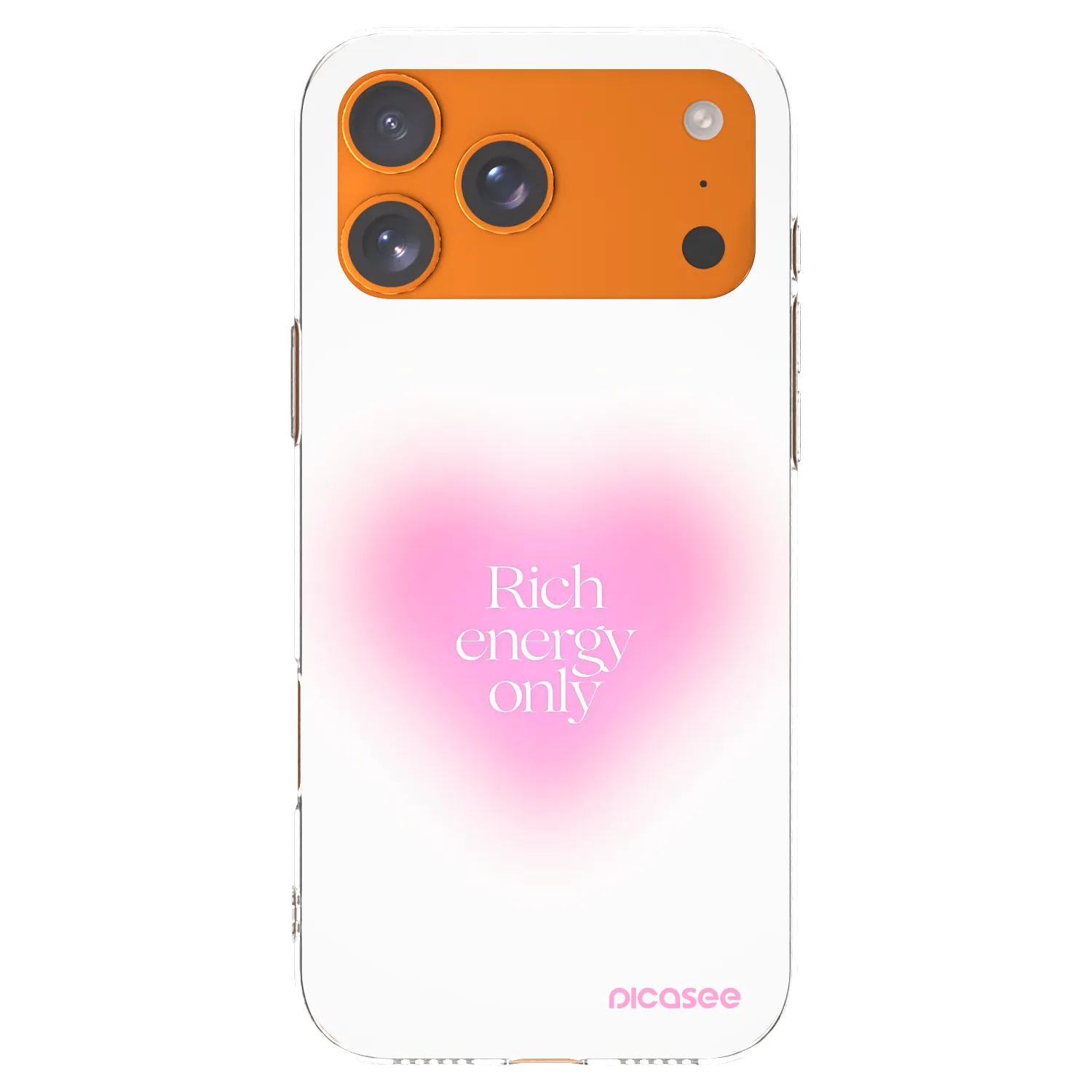 Picasee διαφανής θήκη σιλικόνης Apple iPhone 17 Pro Max - Rich Energy