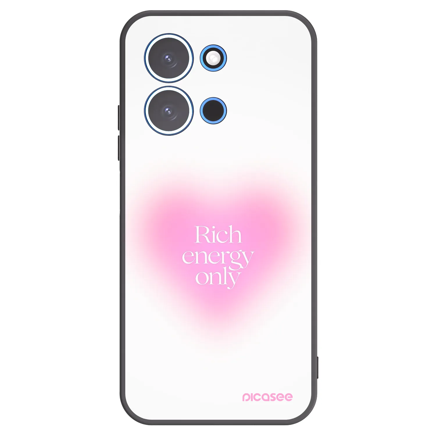 Picasee Μαύρη θήκη σιλικόνης για Xiaomi Redmi 15C 4G - Rich Energy