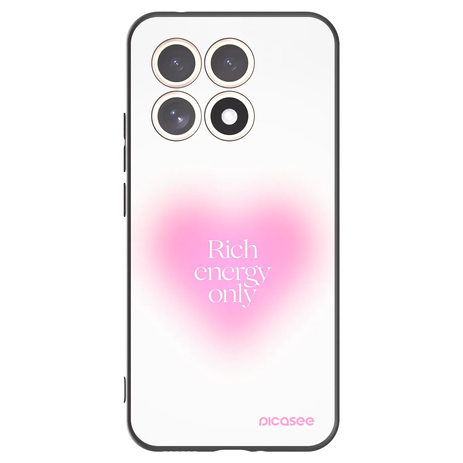 Picasee Μαύρη θήκη σιλικόνης για Xiaomi 15T - Rich Energy