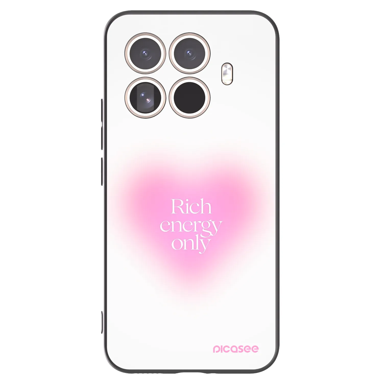 Picasee Μαύρη θήκη σιλικόνης για Xiaomi 15T Pro - Rich Energy