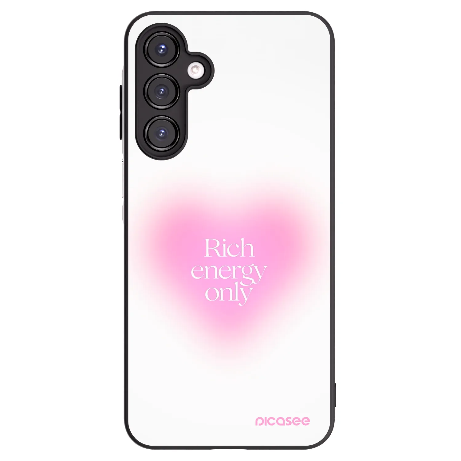 Picasee Μαύρη θήκη σιλικόνης για Samsung Galaxy A16 4G - Rich Energy