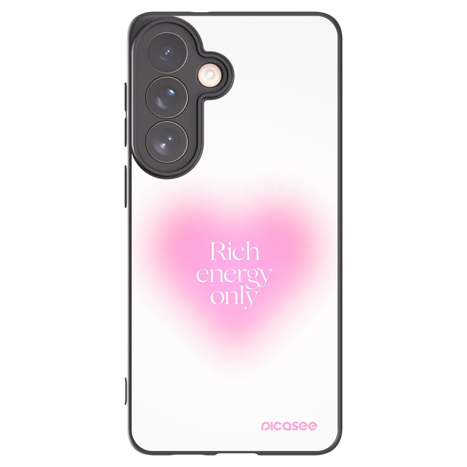Picasee Μαύρη θήκη σιλικόνης για Samsung Galaxy S26+ - Rich Energy