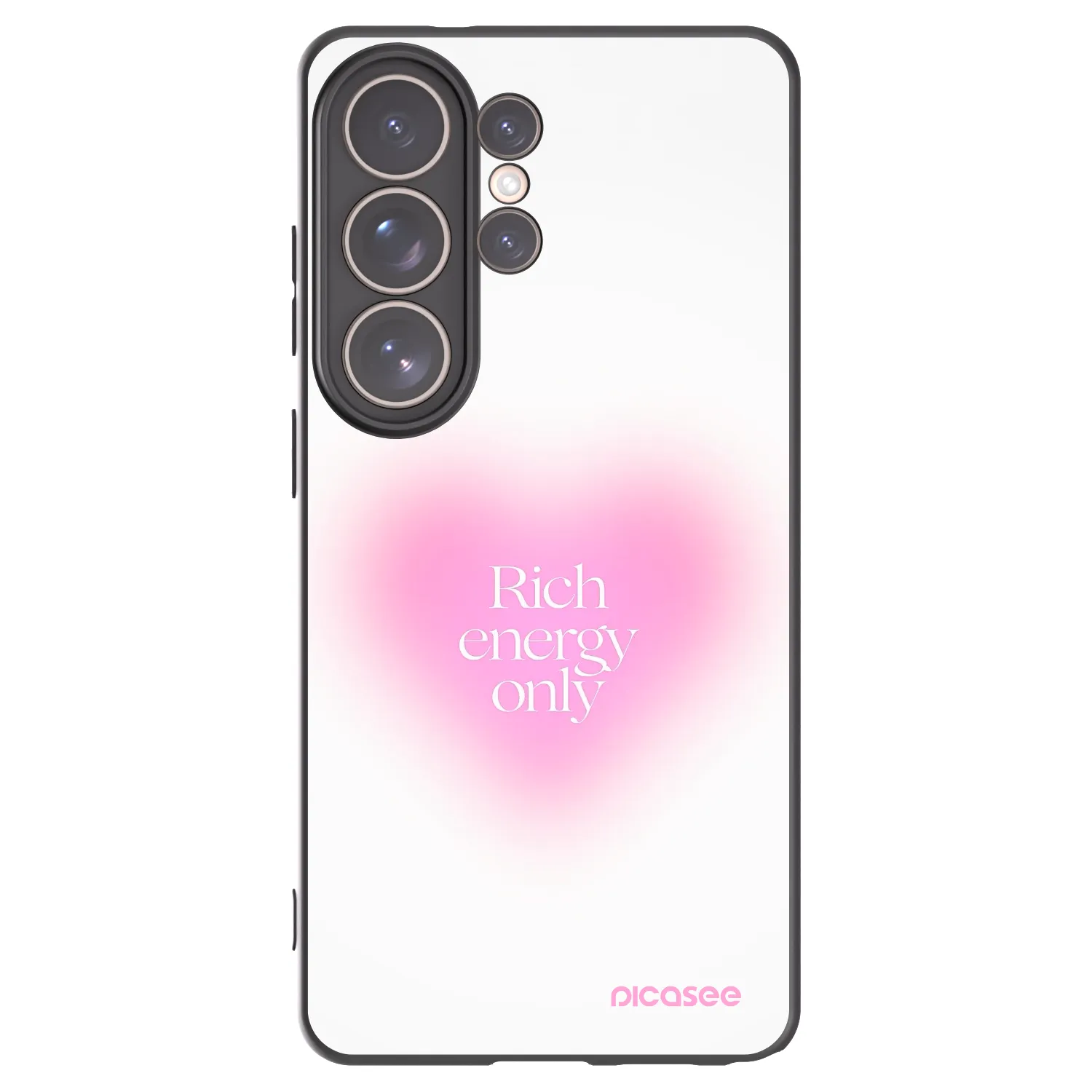 Picasee Μαύρη θήκη σιλικόνης για Samsung Galaxy S26 Ultra - Rich Energy