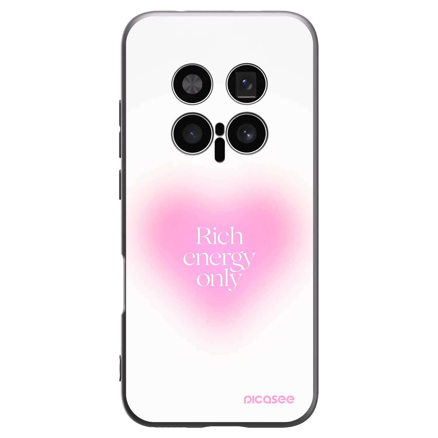 Picasee Μαύρη θήκη σιλικόνης για Honor Magic8 Pro 5G - Rich Energy