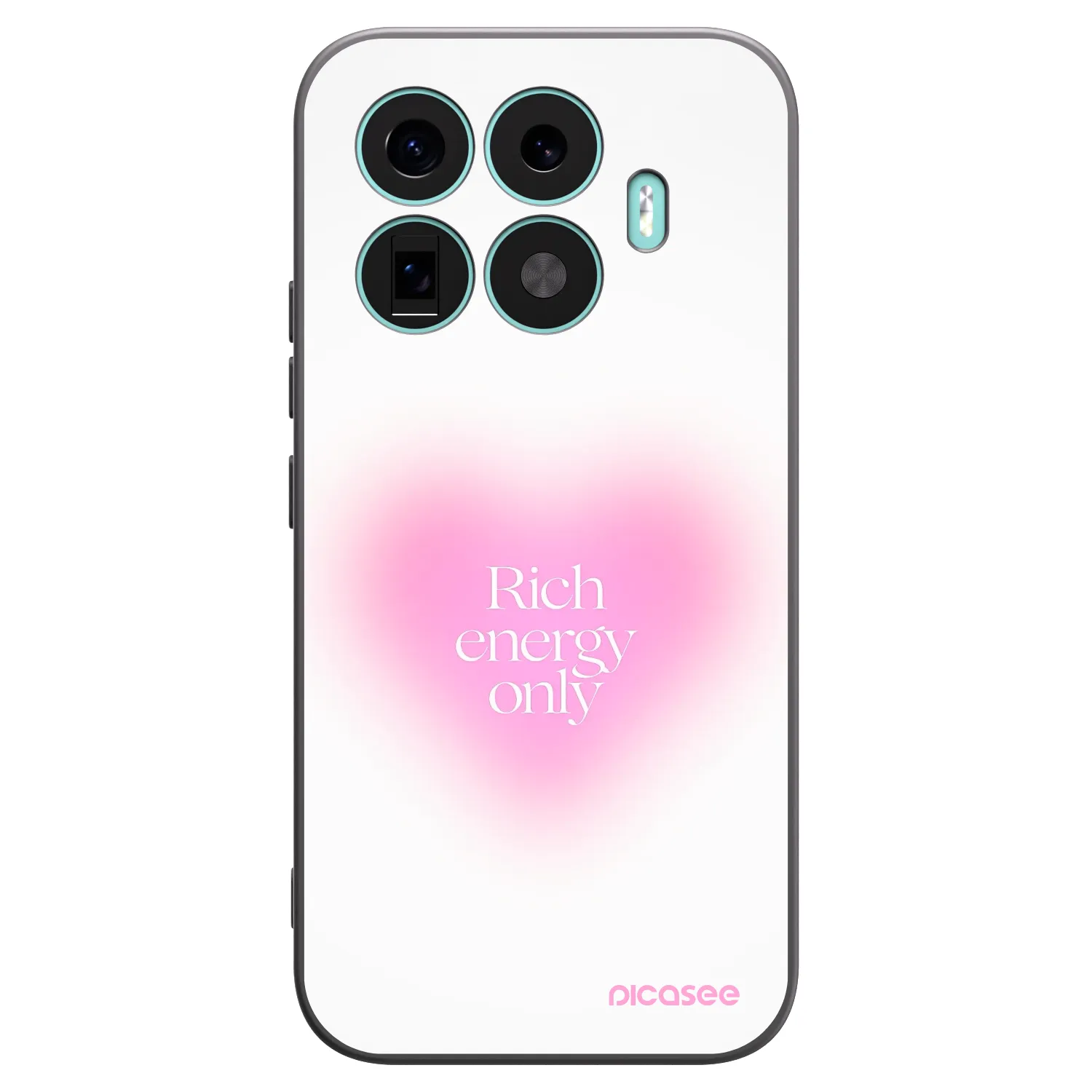 Picasee Μαύρη θήκη σιλικόνης για Xiaomi 17T - Rich Energy