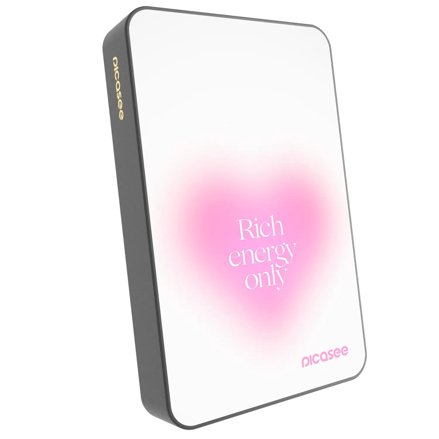 Picasee Powerbank με MagSafe 10 000 mAh Γκρί - Rich Energy