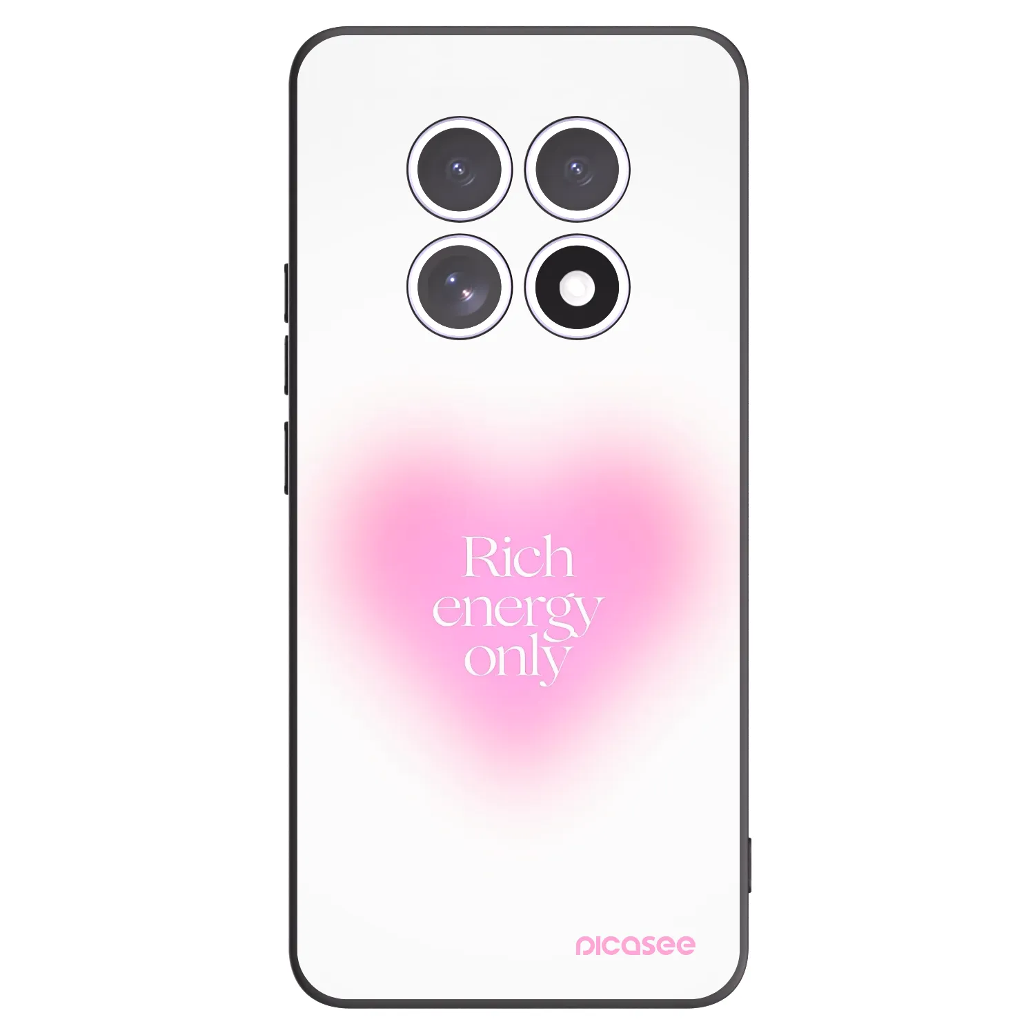 Picasee Μαύρη θήκη σιλικόνης για Xiaomi Redmi Note 15 5G - Rich Energy